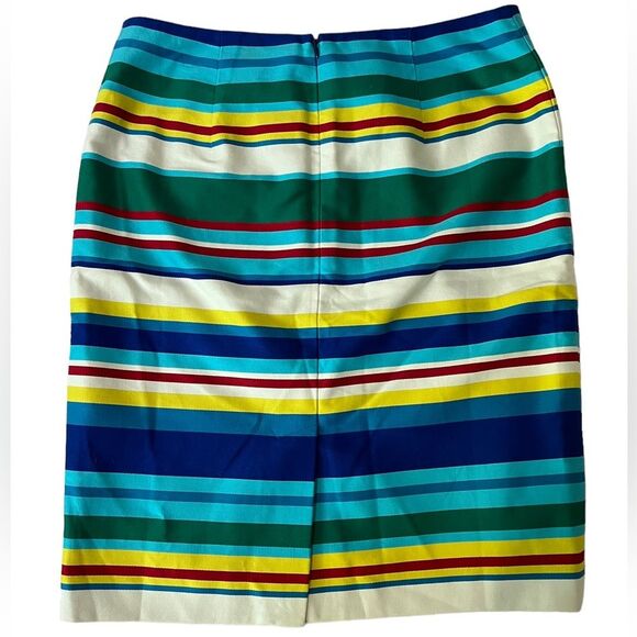 Talbots Petite Striped Pencil Skirt - Picture 3 of 6